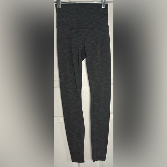 Lululemon Wunder Under High-Rise Tight 28" *Brushed Luxtreme- Heathered Black/ 2 - Picture 3 of 8